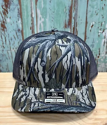 Richardson 112PFP Trucker Hat Mossy Oak Treestand Camo/Coffee Blank Cap • $18