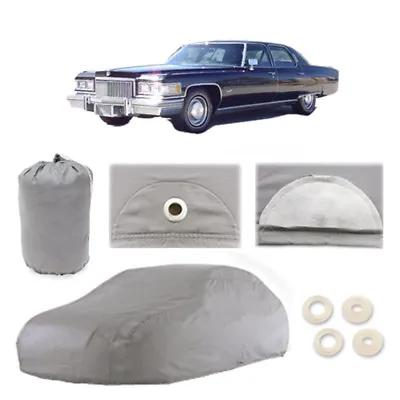 Cadillac Fleetwood 4 Layer Car Cover Fitted Outdoor Water Proof Rain Sun Dust • $50.95