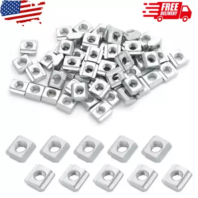 100Pcs M5 Slide In T Nut 2020 Aluminum Extrusion T NutsM5 Sliding T Nuts TeeNEW • $18.99