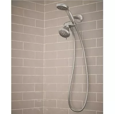 MOEN Attune 8-Spray 4 In. Dual Wall Mount Fixed And Handheld Shower Head 1.75 • $39