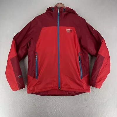 Mountain Hardwear Dry.Q Elite Full Zip Jacket Hooded Men’s Size Medium Red • $44.99