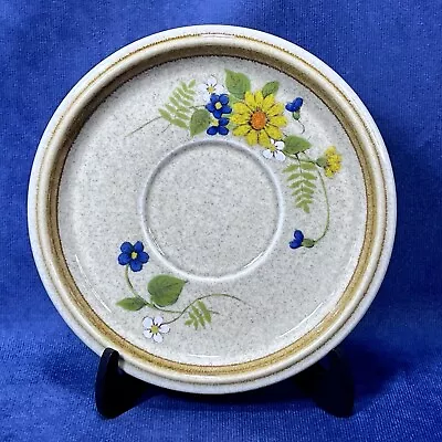 Vintage MCM Mikasa Stone Manor Garden Bouquet Stoneware Saucer F5815 (Japan) • $6.50