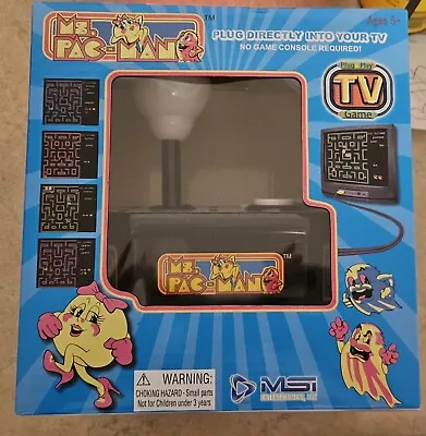 Retro Arcade Ms. Pac-Man Plug & Play TV Game - New In Box  • $21.99