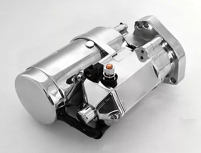 $219.95 • Buy 2.0 Kw Starter Chrome Harley Custom Rigid Chopper Softail Bobber Bagger 