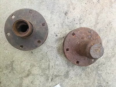 2 Pcs:  1915 1927 Model T Ford FRONT HUBS For WOOD SPOKE WHEEL (for Parts) • $55