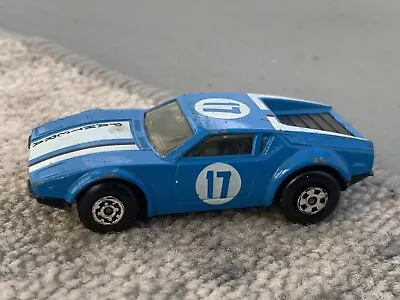 Matchbox De Tomaso Pantera Superfast No 8 Blue Detomaso Hong Kong 1975 Vintage • $6.99