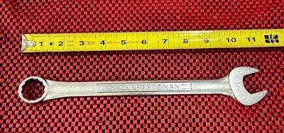 Vintage Craftsman BF Japan MOLYBDENUM 44703 7/8” 12 Point Combination Wrench • $14.95