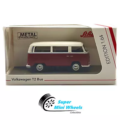 Schuco 1:64 Volkswagen T2 Bus (Red) • $9.99