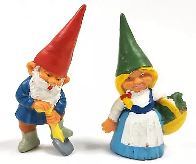 David The Gnome DAVID And Lisa Figure BRB El Gnomo Vintage PVC 3.5  AO783 • £12.75