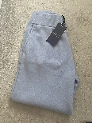 Women’s New Jack Wills Sky Blue Knitted Size 10 Cuffed Joggers • £16.50
