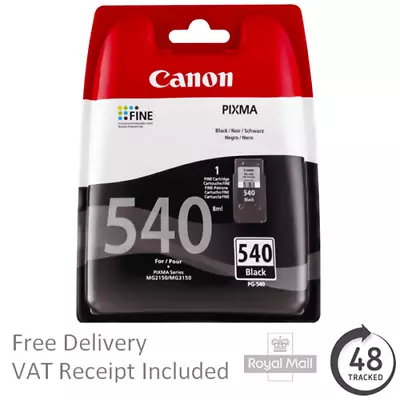 Original Canon PG540 / PG-540XL & CL541 / CL541-XL Ink Cartridges - PIXMA MG3150 • £18.95