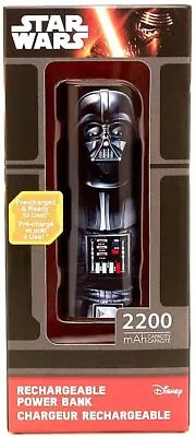 Disney Star Wars Darth Vader Rechargeable Power Bank 2200 MAh • $19.99