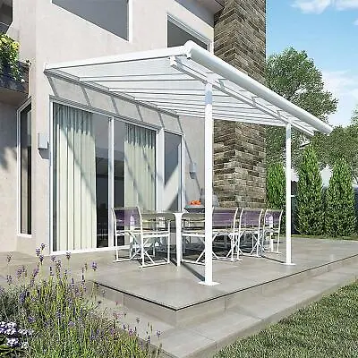 Garden Patio Cover Palram Canopia White Sierra Outdoor - Available In 7 Sizes • £812.12