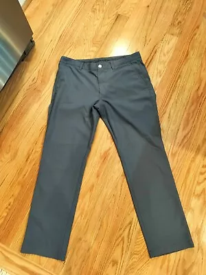 Bonobos Golf Pants Mens Slim 36x30 Gray Chino Straight Performance • $21.98