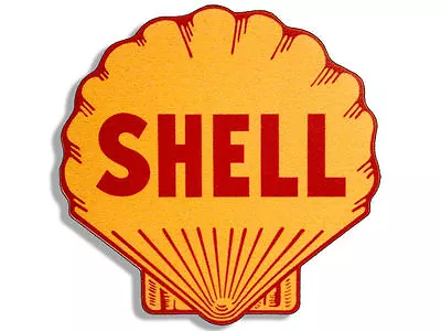 4  Vintage Shell Logo Gas Motor Car Gasoline Car Bumper Decal Usa Made • $16.99