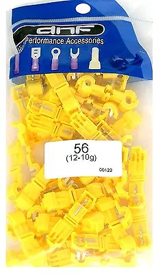 50 Pack Yellow 12-10 Gauge T-taps Quick Splice Electrical Terminals Wiring • $8.75