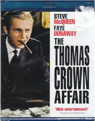 The Thomas Crown Affair Blu-ray Steve McQueen Fay Dunaway Jack Weston New Sealed • $6.99