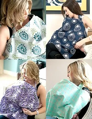 Udder Covers   New Designs   Breastfeeding Nursing Cover Cotton 4 Choices  • $17.90