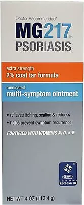 MG217 Psoriasis Multi-Symptom Relief Coal Tar Medicated Ointment 4oz • $16