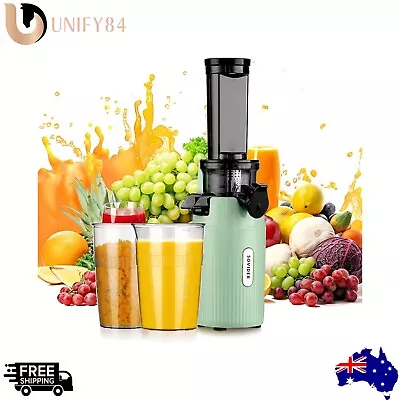 Cold Press Masticating Juicer - 200W - BPA Free Easy To Clean Kitchen Appliances • $139.80