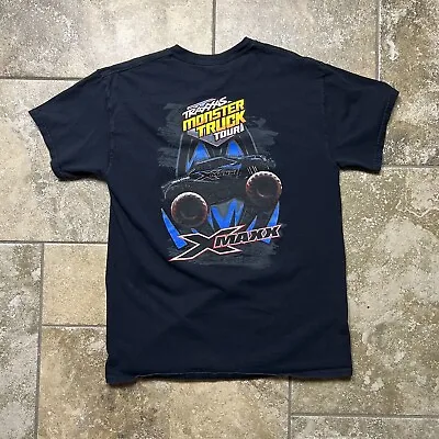 VINTAGE Monster Jam Truck Car Shirt Medium Men Black Race HotRod Y2K Car Pinup • $17.41