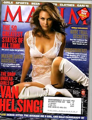 Maxim May 2004 - Josie Maran Girls Of Van Helsing • $7.26