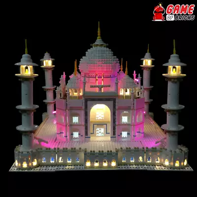 LED Light Kit For Taj Mahal - Compatible With LEGO® 10256 And 10189 Set (Remote) • $168.59