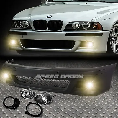 For 96-03 Bmw E39 5series M5 Style Replacement Front Bumper Body Kit+fog Light • $245.88