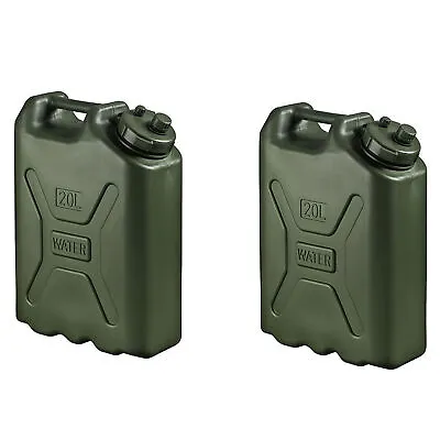 Scepter BPA Durable 5 Gallon Portable Water Storage Container Green (2 Pack) • $81.99