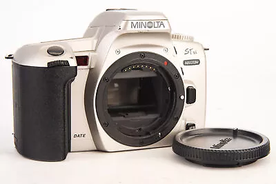 Minolta Maxxum ST SI 35mm SLR Film Camera Body With Cap Vintage TESTED V24 • $41.51