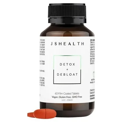 JSHEALTH Detox + Debloat Formula 60 Tablets • $48.98