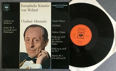 $9.90 • Buy V959 Beethoven Sonata Debussy Preludes Chopin Horowitz Piano CBS S 72 180 Stereo