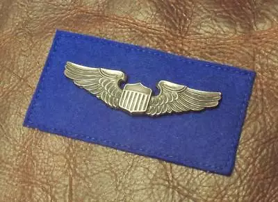 WW2 Blue Felt Wing Badge Backing ( Combat Box ) • $11.11