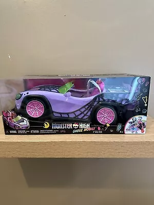 Monster High Toy Car Ghoul Mobile With Pet & Accessories Purple Convertible • $52.25