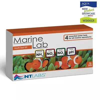 NT Labs Marine Multi Test Lab Ammonia NO2 NO3 PH Saltwater Reef Test Kit • £25.95