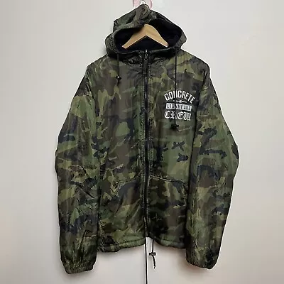 Lionheart Hardcore Reversible Jacket Camoflauge Black Mens Size XL Fleece Metal • $32.11