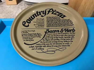 Vintage Pearsons Of Chesterfield Collectable Pizza Plate Dish Made In England • $27.50