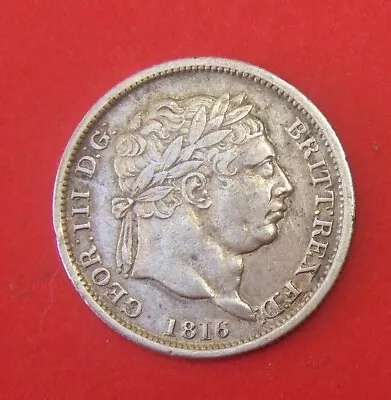 George 111 - Silver Shilling 1816 ........C16 • £10
