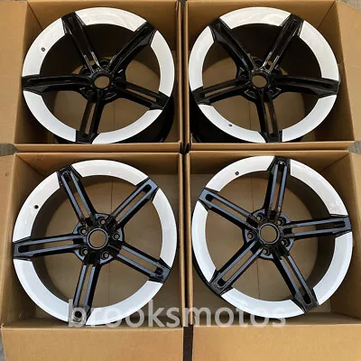 20  Twin 5 Spoke White Forged Style Wheels Rims For 2020+ Porsche Taycan • $2199