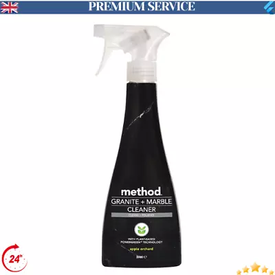 Method Daily Granite And Marble Cleaner Spray And Polish 354ml Gentle Non-Toxic • £7.99