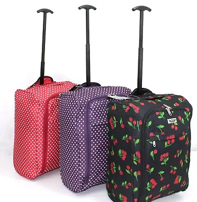 Ryanair EasyJet 55cm Cabin Approved Trolley Suitcase Hand Luggage Bag Holdall • £16.99