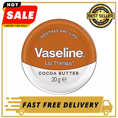 £2.88 • Buy  Vaseline Lip Therapy Cocoa Butter Tin, 20g 