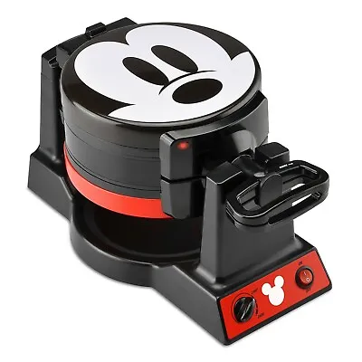 Disney Mickey Mouse 90th Anniversary Double Flip Waffle Maker * New In Box * Wow • $105
