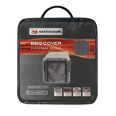 Matador 2-3 Burner XRepel Hooded BBQ Cover • $128.95
