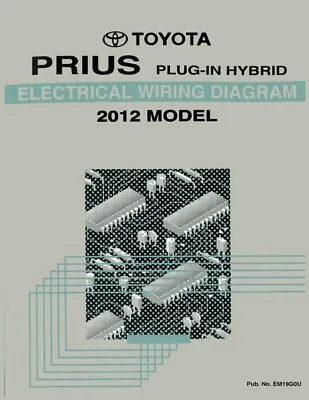 2012 Toyota Prius Plug In Hybrid Wiring Diagrams Schematics Layout Factory OEM • $62.49