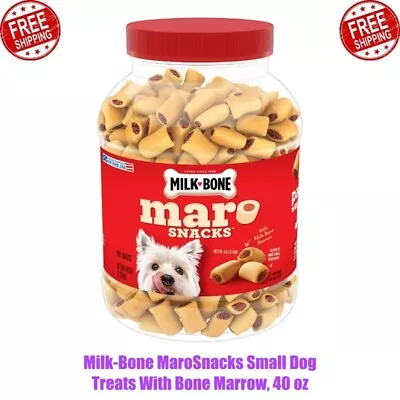 40 Oz Milk-Bone MaroSnacks Small Dog Treats With Bone Marrow • $10.84