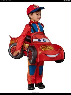 Disney Lightning McQueen 3D Costume & Driver Costume Sz Up To 6 • $69.99