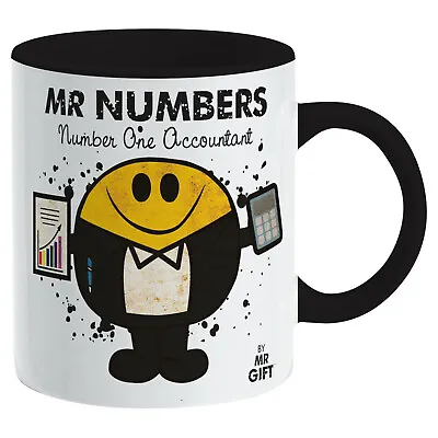 Numbers Mug - Ideal Gift For Number One Accountant Business Office Present Him • £6.95