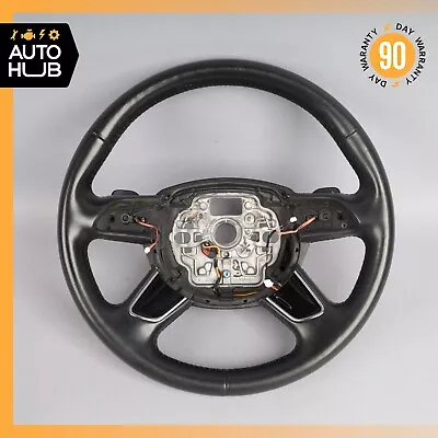 11-18 Audi D4 A8 Steering Wheel Black 4H0419091AA OEM • $120.35