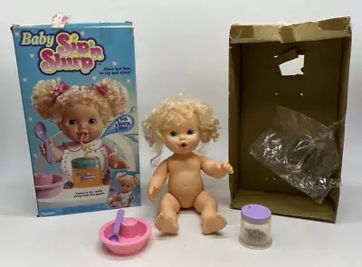 Baby Sip N Slurp Doll KENNER 66600 HASBRO 1995 Vintage - Musty Smell READ • $59